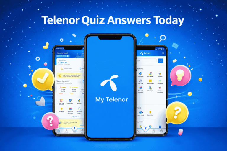 Telenor Quiz Answers Today (updated daily)